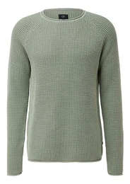Rundhalspullover Casual (1-tlg) mit Rundhalsausschnitt, langarm, Feinstrick