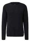 QS Rundhalspullover Casual Schwarz