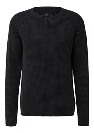 Rundhalspullover Casual (1-tlg) mit Rundhalsausschnitt, langarm, Feinstrick