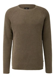Rundhalspullover Casual (1-tlg) mit Rundhalsausschnitt, langarm, Feinstrick