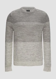 Strickpullover Strickpullover in melierter Streifenoptik