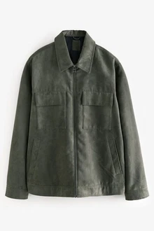 Next Hemdjacke mit Kragen  (1-St)