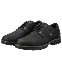 camel active Schnürschuh Schwarz/Dunkelgrau