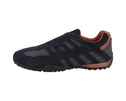 Geox UOMO SNAKE B Sneaker Dunkelblau/Blau/Hellblau/Rot