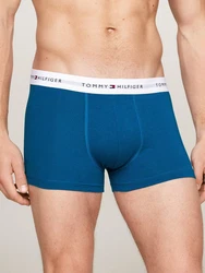 Tommy Hilfiger Underwear 3P Trunk Print blau (stripe, mil denim, vibrant indigo)