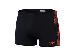 Speedo Badehose Mens Tech Aquashort Dunkelrot/Rot