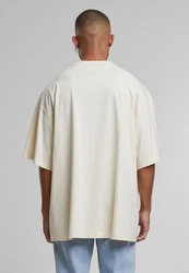 Merchcode T-Shirt K Heart Huge Tee Beige/Khaki/Rot/Weiß
