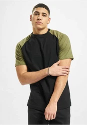 DEF T-Shirt Roy Dunkelgrün/Khaki