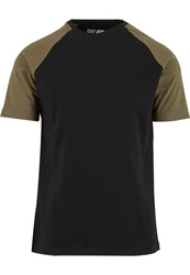 DEF T-Shirt Roy Dunkelgrün/Khaki
