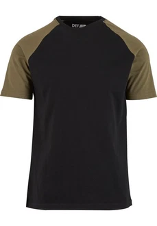 DEF T-Shirt Roy Dunkelgrün/Khaki DEF T-Shirt Roy Dunkelgrün/Khaki
