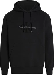 Kapuzensweatshirt CHENILLE MONOLOGO HOODIE mit Logostickerei