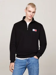 Tommy Jeans Sweatshirt TJM REG ENTRY HALF ZIP Mareknlogo 