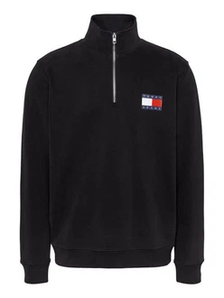 Tommy Jeans Sweatshirt TJM REG ENTRY HALF ZIP Mareknlogo 