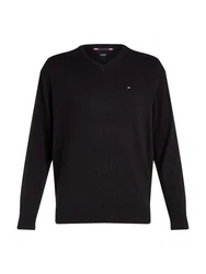 Tommy Hilfiger Strickpullover BT-PIMA ORG CTN CASHMERE VNCK-B Grün