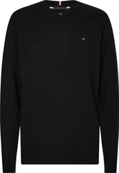 Tommy Hilfiger Strickpullover BT-PIMA ORG CTN CASHMERE VNCK-B Grün