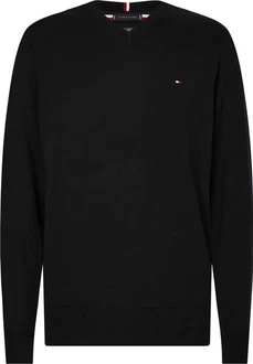 Tommy Hilfiger Strickpullover BT-PIMA ORG CTN CASHMERE VNCK-B Grün