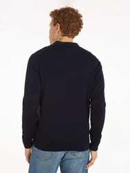 Tommy Hilfiger Strickjacke ESSENTIAL COTTON CARDIGAN Dunkelblau/Hellblau