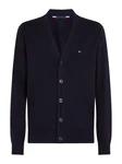 Tommy Hilfiger Strickjacke ESSENTIAL COTTON CARDIGAN Dunkelblau/Hellblau