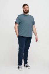 Blend T-Shirt BHBT-Shirt Grau/Dunkelblau/Hellblau/Blau