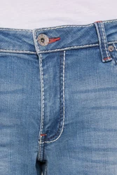 CAMP DAVID Comfort-fit Jeans mit zwei Leibhöhen Hellblau/Blau