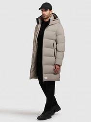 khujo Wintermantel CAIUS Braun/Beige/Grau