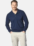 Jan Vanderstorm Langarm-Poloshirt ELLIS Dunkelblau/Blau
