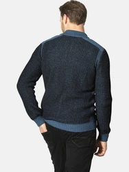 Jan Vanderstorm Strickjacke HALSTEN Blau/Hellblau/Dunkelblau