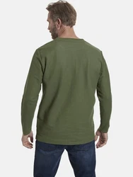 Jan Vanderstorm Langarmshirt IVOR Dunkelgrün/Khaki