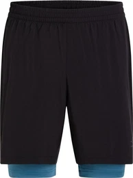 Laufshorts He.-Shorts Crysos 2in1 M MELANGE/BLACK