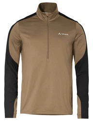 VAUDE Rollkragenshirt Me Livigno Halfzip II Braun/Khaki/Beige/Grau
