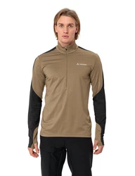 VAUDE Rollkragenshirt Me Livigno Halfzip II Braun/Khaki/Beige/Grau