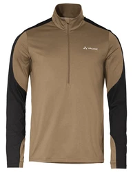 VAUDE Rollkragenshirt Me Livigno Halfzip II Braun/Khaki/Beige/Grau