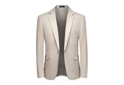 Allthemen Anzug 3-tlg klassischer Businessanzug Khaki/Beige/Braun/Grau