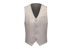 Allthemen Anzug 3-tlg klassischer Businessanzug Khaki/Beige/Braun/Grau