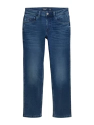 TOM TAILOR Straight-Jeans MARVIN Blau/Hellblau/Dunkelblau/Weiß/Creme