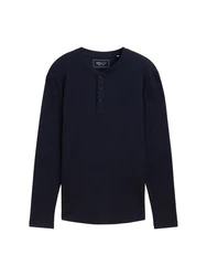 TOM TAILOR Denim Langarmshirt nachtblau