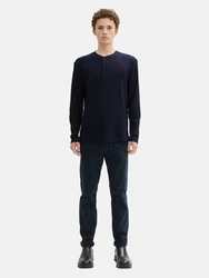 TOM TAILOR Denim Langarmshirt nachtblau