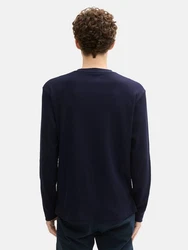 TOM TAILOR Denim Langarmshirt nachtblau