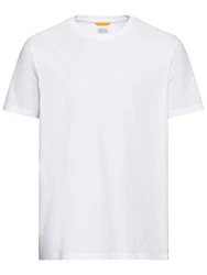 camel active T-Shirt Basic Regular Fit Weiß/Creme/Grau