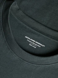Jack & Jones Kurzarmshirt JORPORTLAND BOX TEE SS CREW NECK Dunkelgrün/Dunkelgrau/Grün