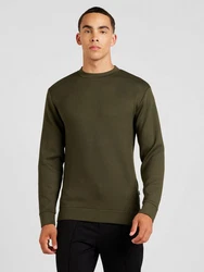 SELECTED HOMME Sweatshirt SLHEMANUEL SOFT CREW NECK SWEAT NOOS Dunkelgrün