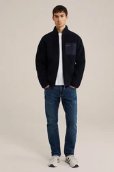 WE Fashion Cardigan Dunkelblau