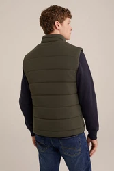 WE Fashion Cardigan Dunkelgrün/Khaki