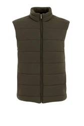 WE Fashion Cardigan Dunkelgrün/Khaki
