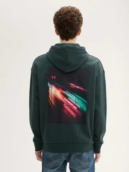 TOM TAILOR Denim Sweatshirt Hoodie mit Print 