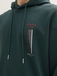TOM TAILOR Denim Sweatshirt Hoodie mit Print 