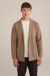 WE Fashion Jackenblazer Braun/Beige/Grau/Khaki