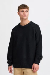 !Solid Strickpullover SDNOHAR Schwarz/Hellblau/Grün/Dunkelblau