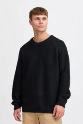 !Solid Strickpullover SDNOHAR Schwarz/Hellblau/Grün/Dunkelblau