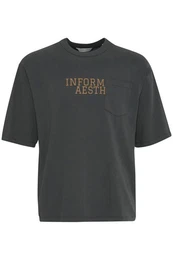 T-Shirt CFTUE tee with print and chestpocket modernes T-shirt